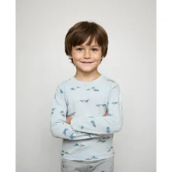 Helledussen Ulltrøye, , Dino, Lyseblå