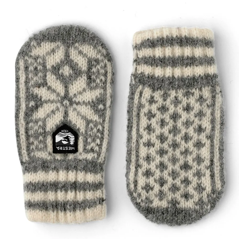 Hestra Ullvotter, , Kids' Nordic, Grey/Offwhite Discount
