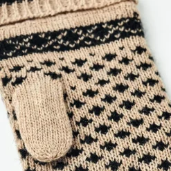 Hestra Ullvotter, , Nordic Junior, Beige/Black Discount