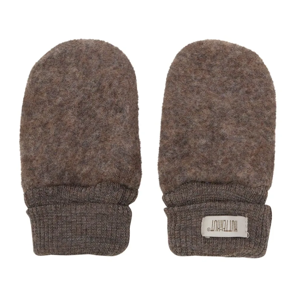 Huttelihut Ullvotter, , Brown Melange Best