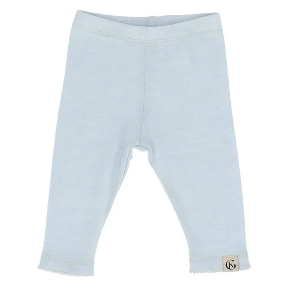 Gullkorn Vakke Ull Babybukse, Design, Lys Blå Clearance