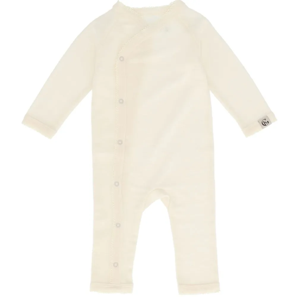 Gullkorn Vakke Ull Babydress, Design, Varm Hvit Best