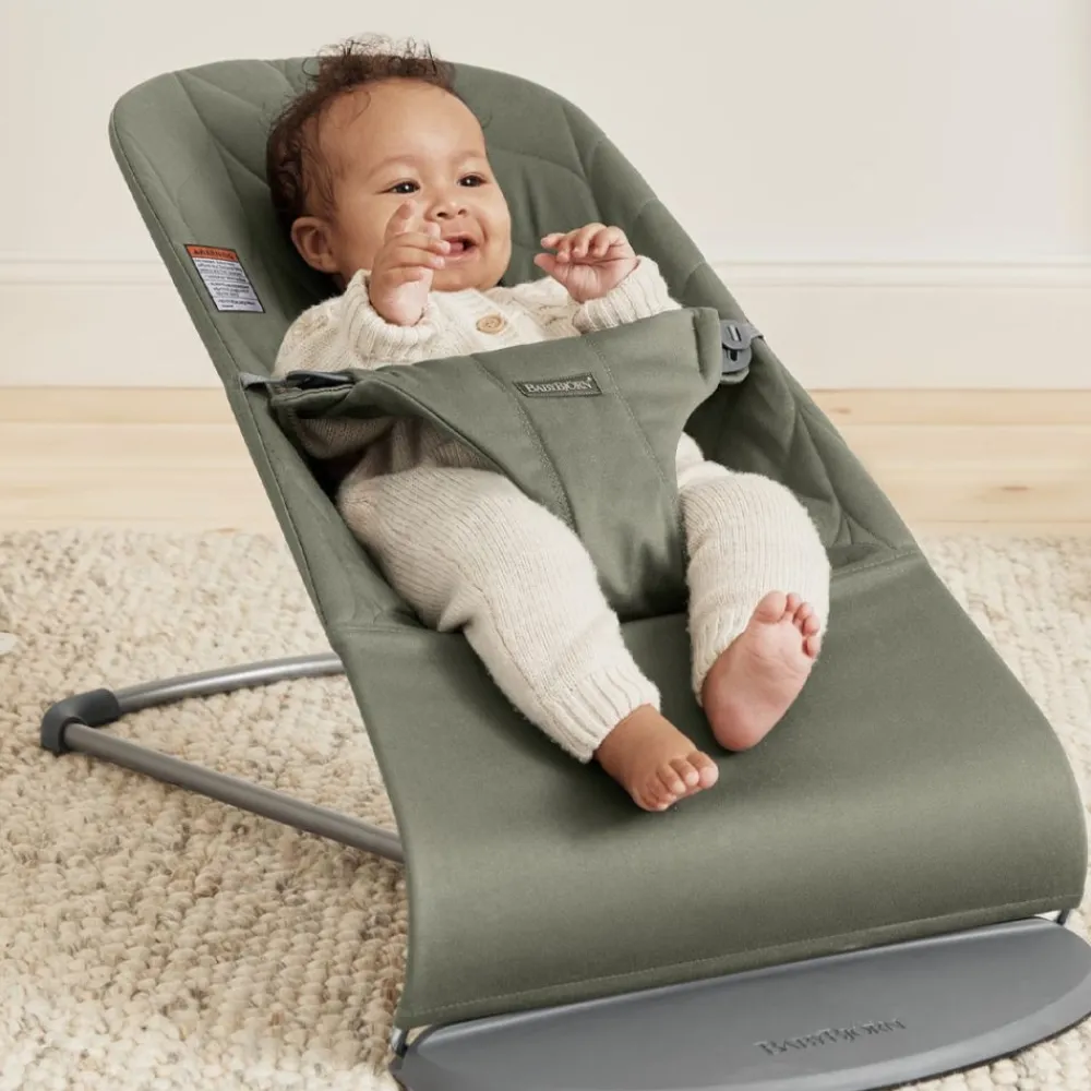Babybjørn Vippestol, , Bliss, Vevd, Grønn Sale