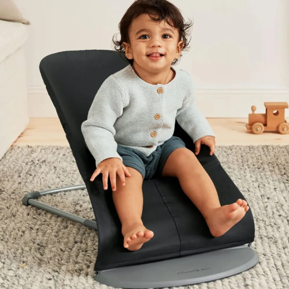 Babybjørn Vippestol, , Bliss, Vevd, Svart Best
