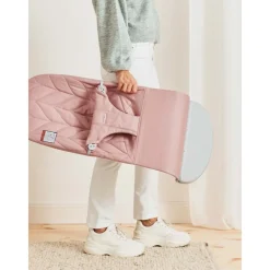 Babybjørn Vippestol, , Bliss, Vevd, Rosa Best
