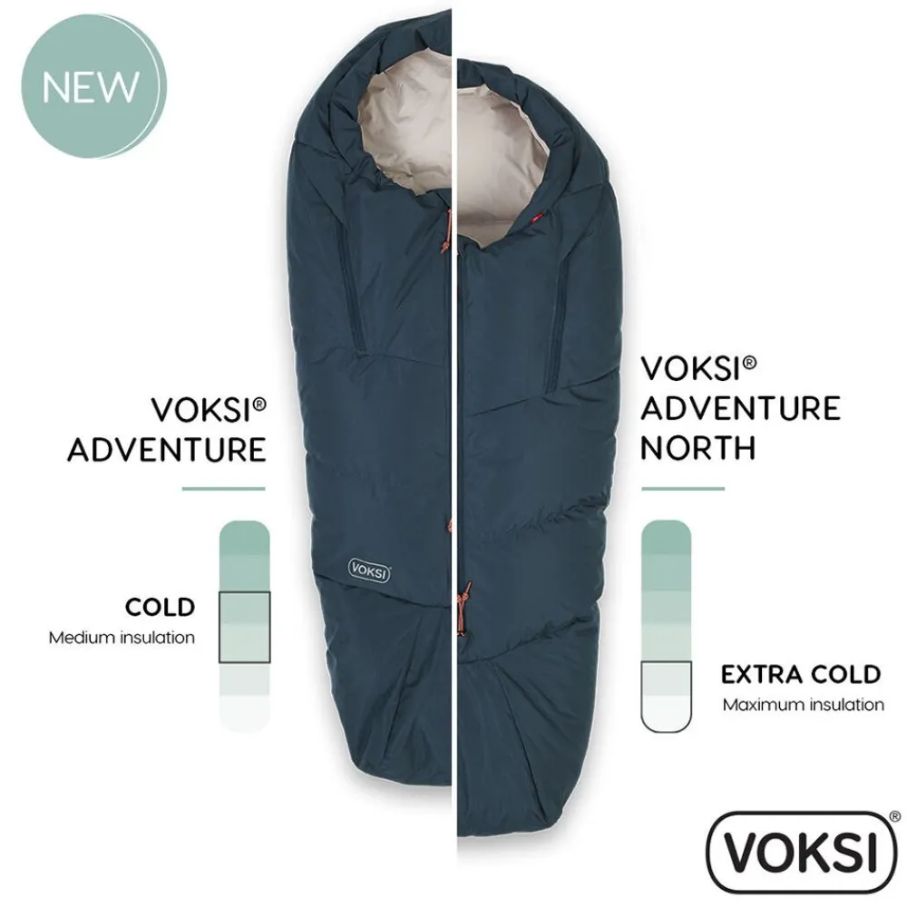 Voksi Vognpose, ®, Adventure North, Poppy Blue-Seashell Sand