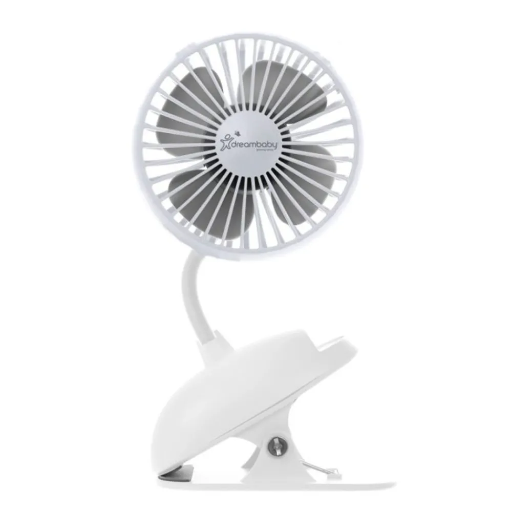 Dreambaby Vognvifte, , Clip-On Fan - White Best