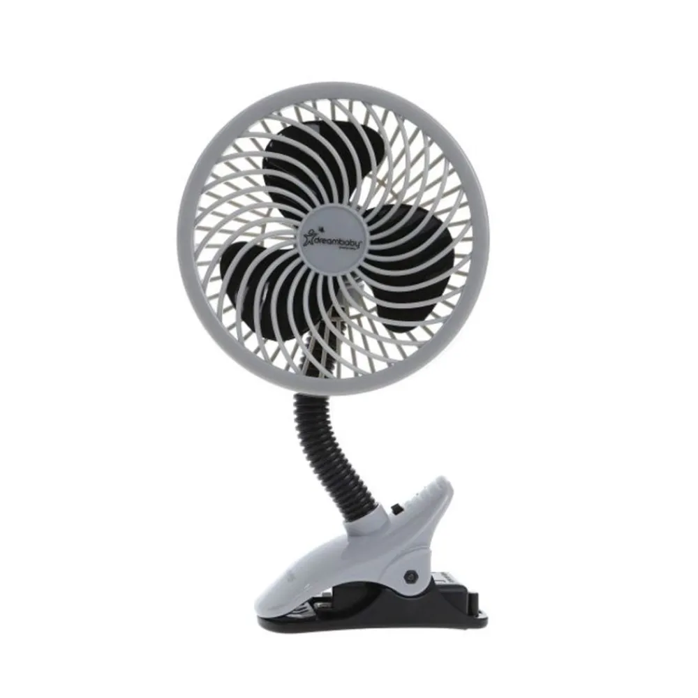 Dreambaby Vognvifte, , Clip-On Fan - Grey Best