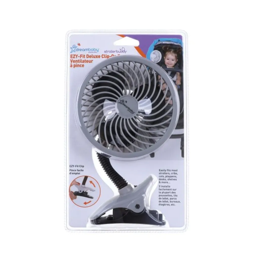 Dreambaby Vognvifte, , Clip-On Fan - Grey Best
