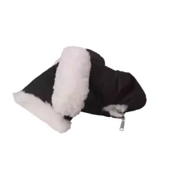 Tinkafu Vognvotter Merinoull, , Zipper, Hvit Hot