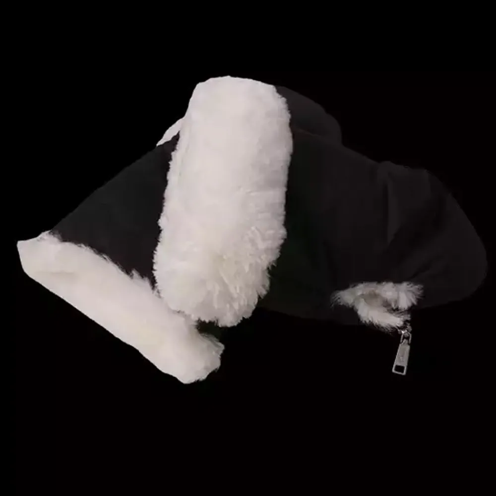 Tinkafu Vognvotter Merinoull, , Zipper, Hvit Hot