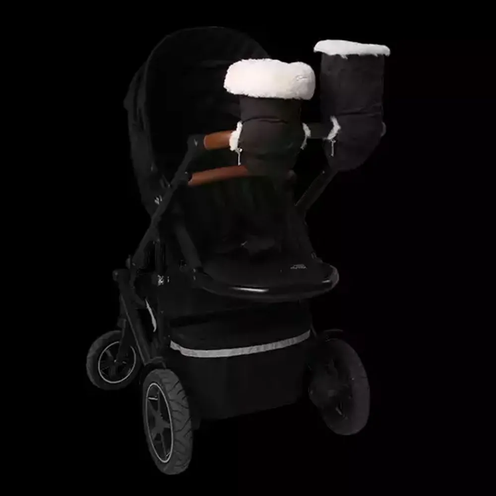 Tinkafu Vognvotter Merinoull, , Zipper, Hvit Hot