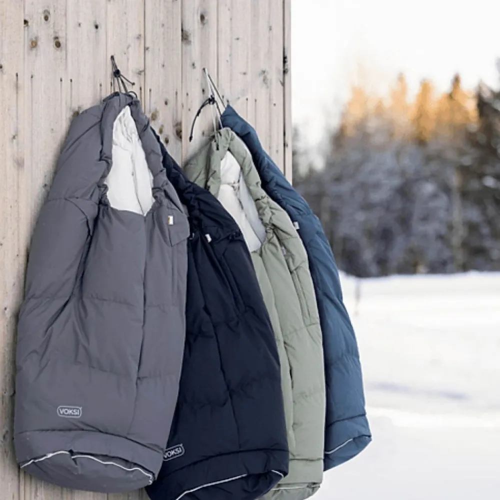 Voksi Vinterpakke, City North, Vognvotter og Baby Booties, Meadow Green Discount