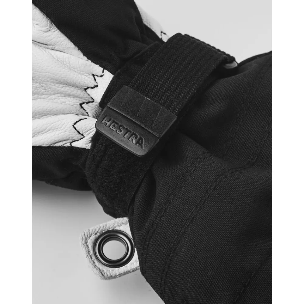 Hestra Votter, , Army Leather Heli Ski Jr, Sort Clearance