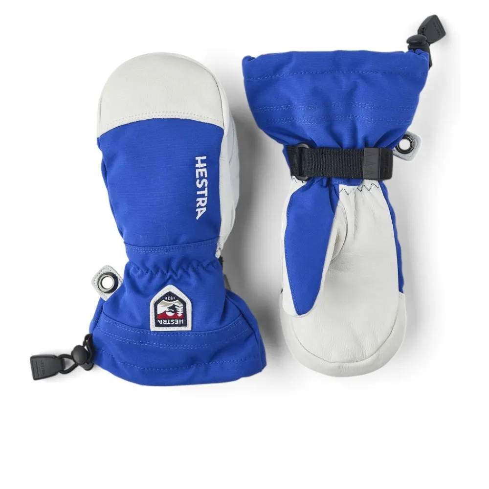 Hestra Votter, , Army Leather Heli Ski Jr, Royal Blue Hot