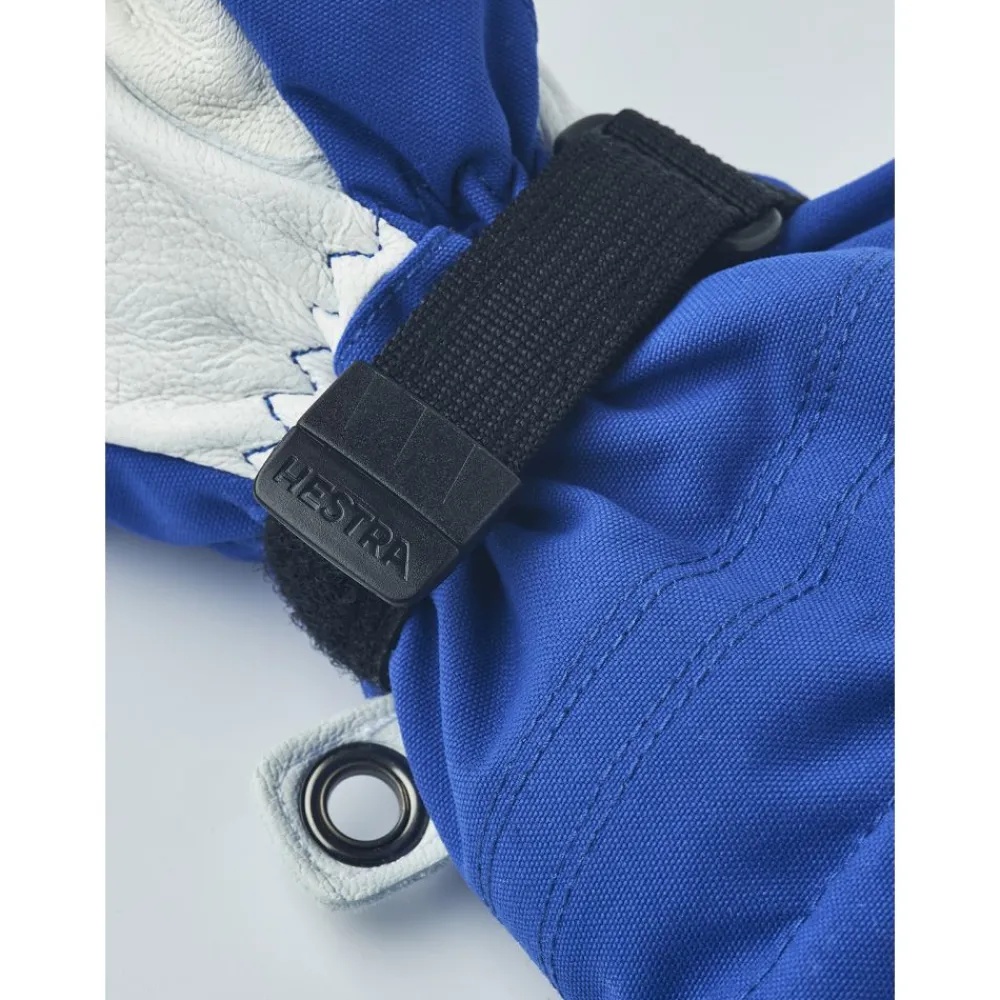 Hestra Votter, , Army Leather Heli Ski Jr, Royal Blue Hot