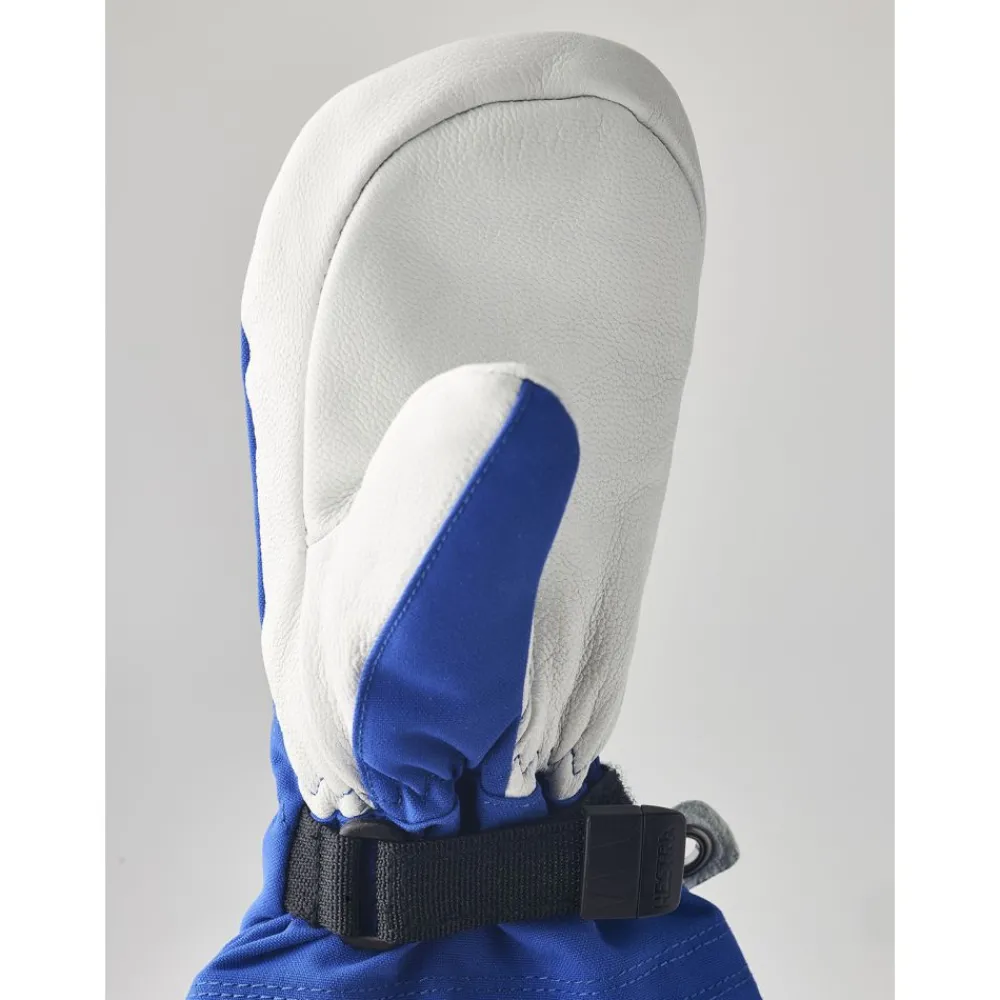 Hestra Votter, , Army Leather Heli Ski Jr, Royal Blue Hot
