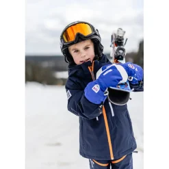 Hestra Votter, , Army Leather Heli Ski Jr, Royal Blue Hot