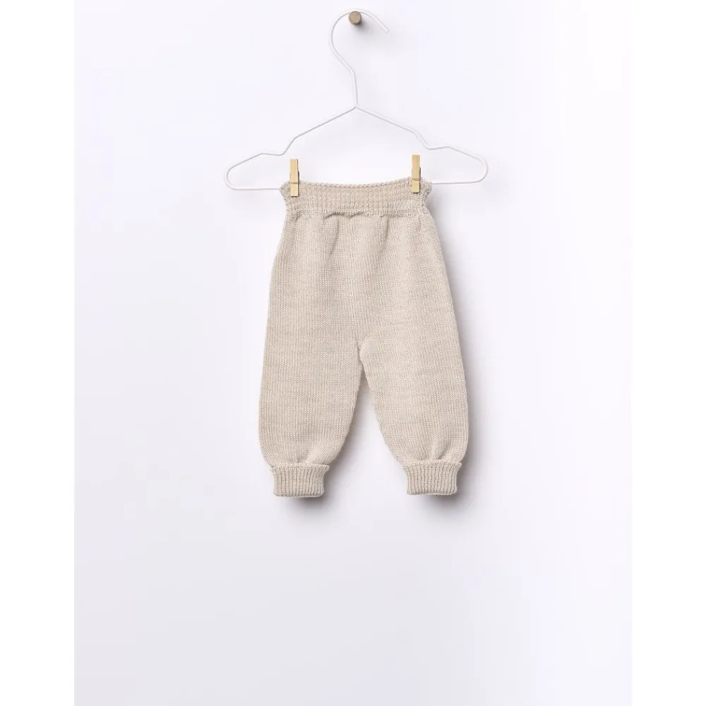 Wedoble Bukse, Merinoull, Beige Discount