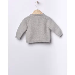 Wedoble Cardigan, Merinoull, Grå Best