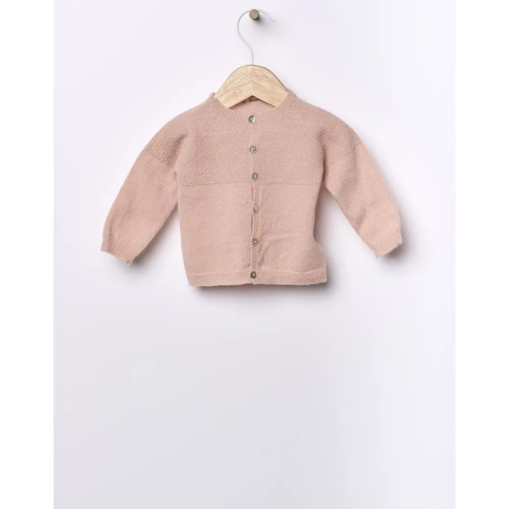 Wedoble Cardigan, Merinoull/Kasjmir, Rosa New
