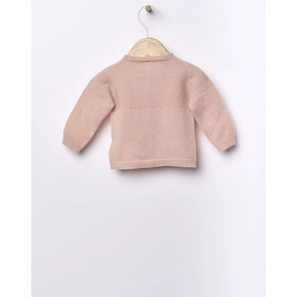 Wedoble Cardigan, Merinoull/Kasjmir, Rosa New