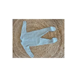 Wedoble Heldress m/fot, Merinoull, Dus Blå New