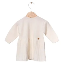 Wedoble Kjole, Merinoull, Hvit Sale