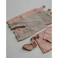 Wedoble Romper, Merinoull/Kasjmir, Beige