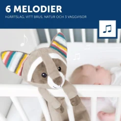 Zazu- Robin Vaskebjørn - Smokketeppe m/musikkboks Clearance