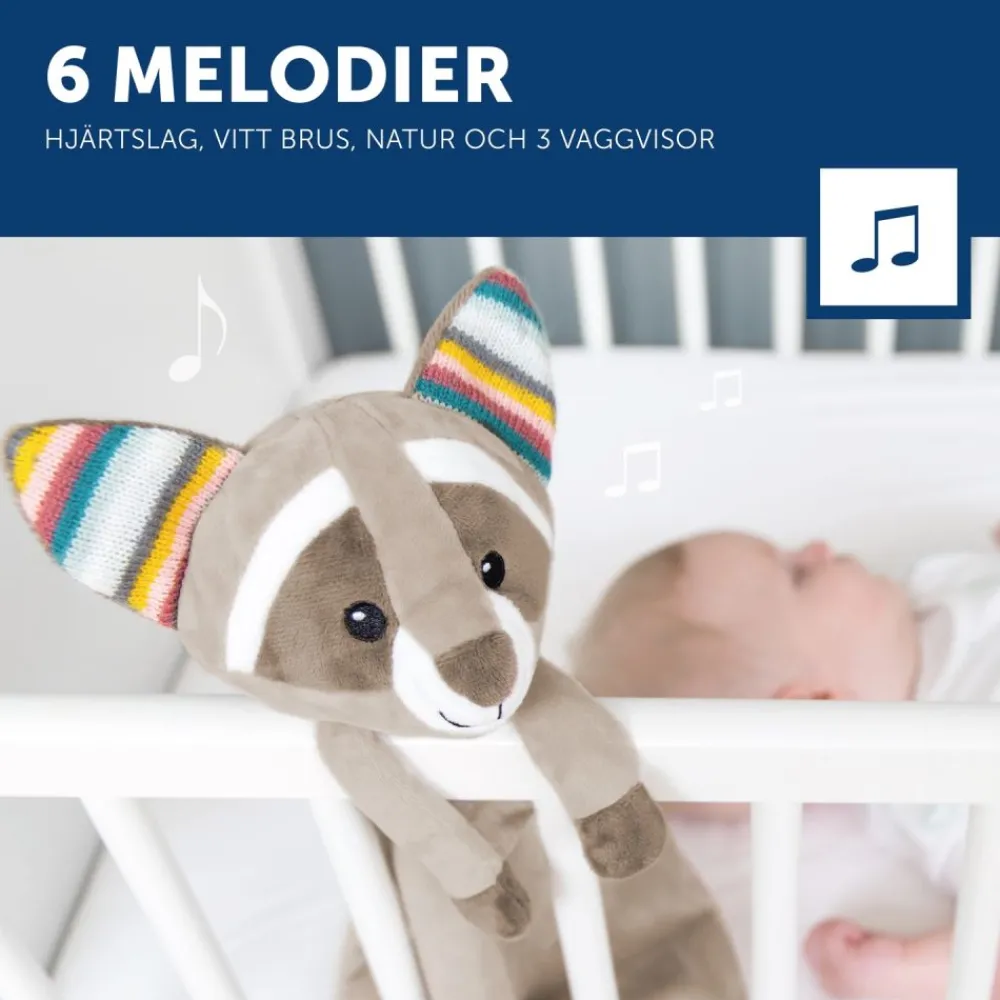 Zazu- Robin Vaskebjørn - Smokketeppe m/musikkboks Clearance