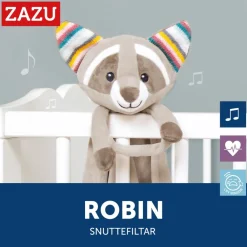 Zazu- Robin Vaskebjørn - Smokketeppe m/musikkboks Clearance
