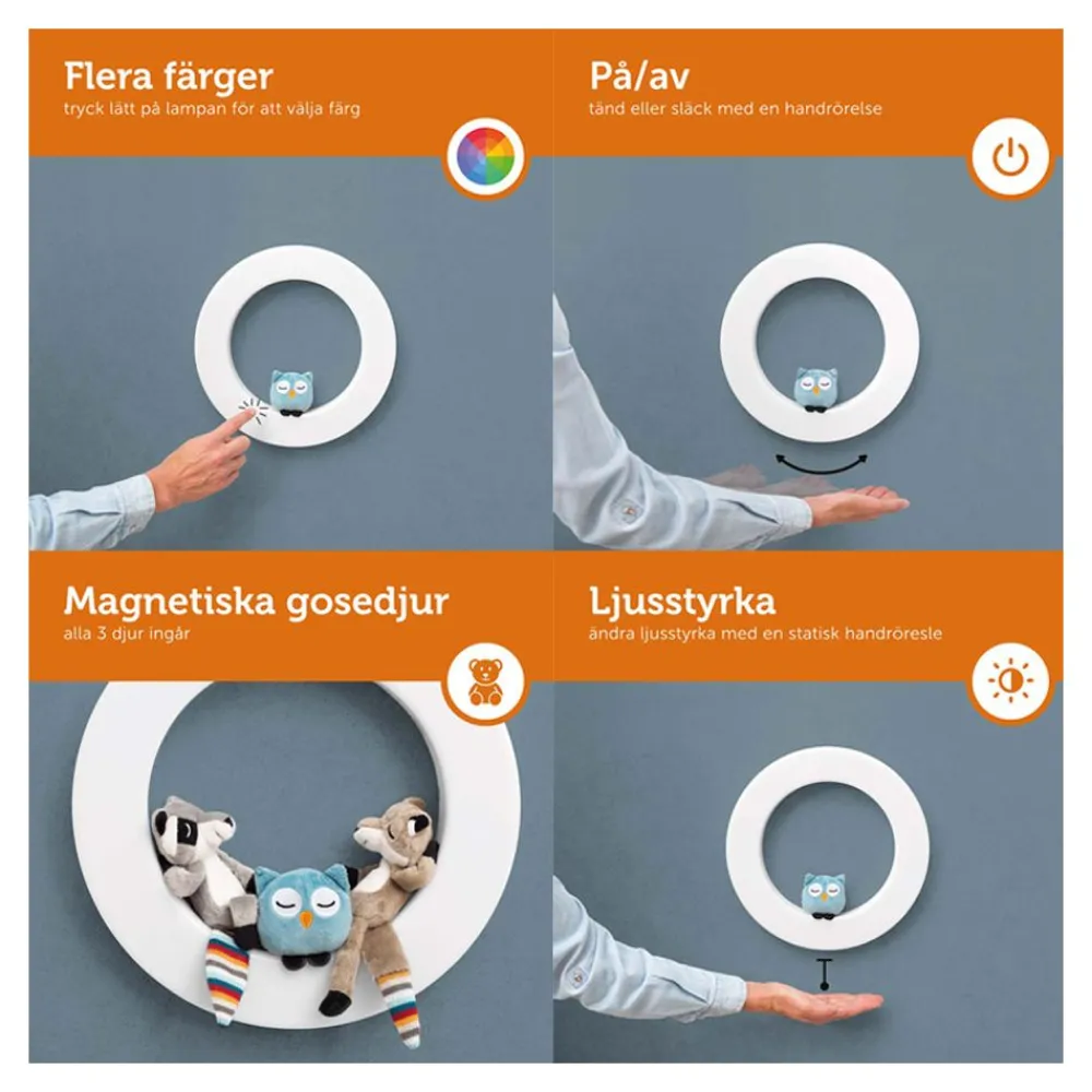 Zazu vegg-/nattlampe Best